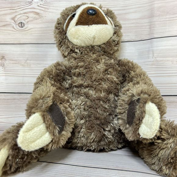 Aurora 14" Sloth Plush - Destination Nation - Super Soft Cute Hands Attach Brown - Picture 11 of 15